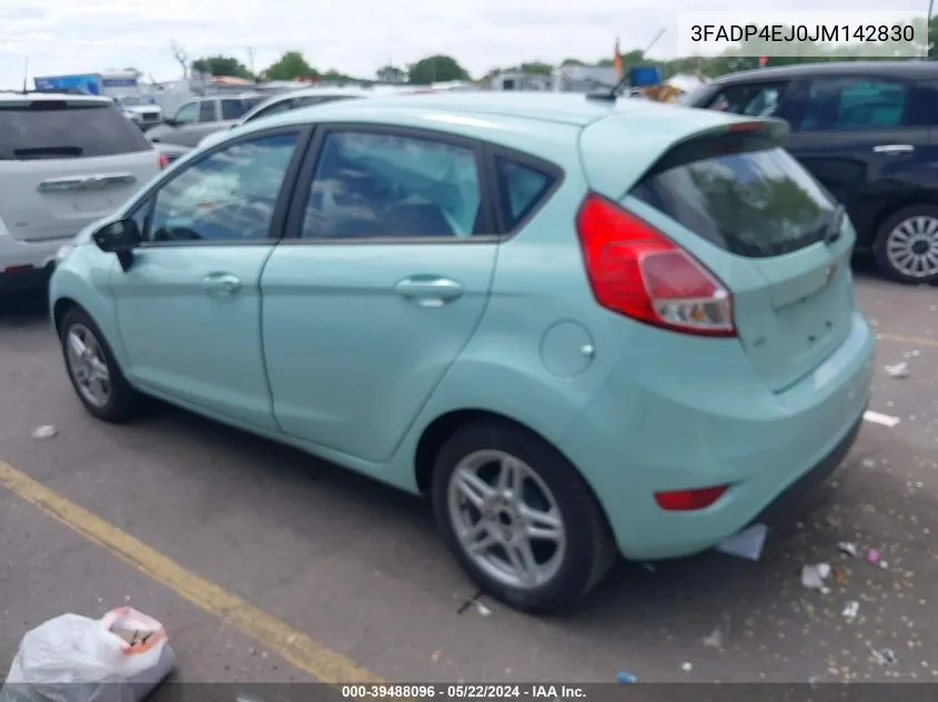 3FADP4EJ0JM142830 2018 Ford Fiesta Se