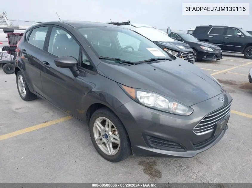 3FADP4EJ7JM139116 2018 Ford Fiesta Se