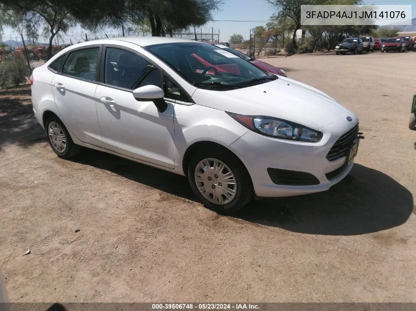 2018 Ford Fiesta S VIN: 3FADP4AJ1JM141076 Lot: 39506748