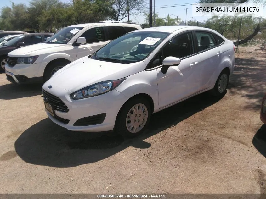 2018 Ford Fiesta S VIN: 3FADP4AJ1JM141076 Lot: 39506748