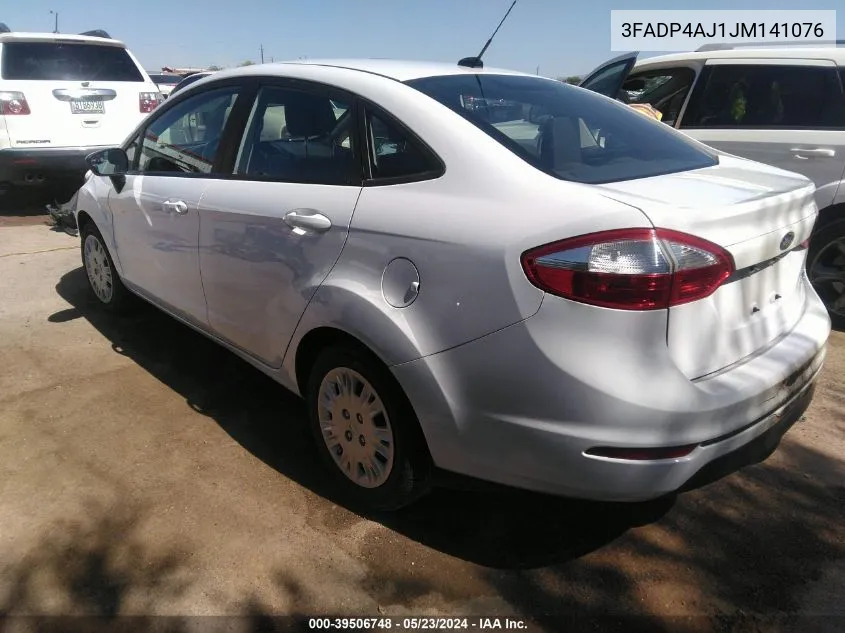 3FADP4AJ1JM141076 2018 Ford Fiesta S