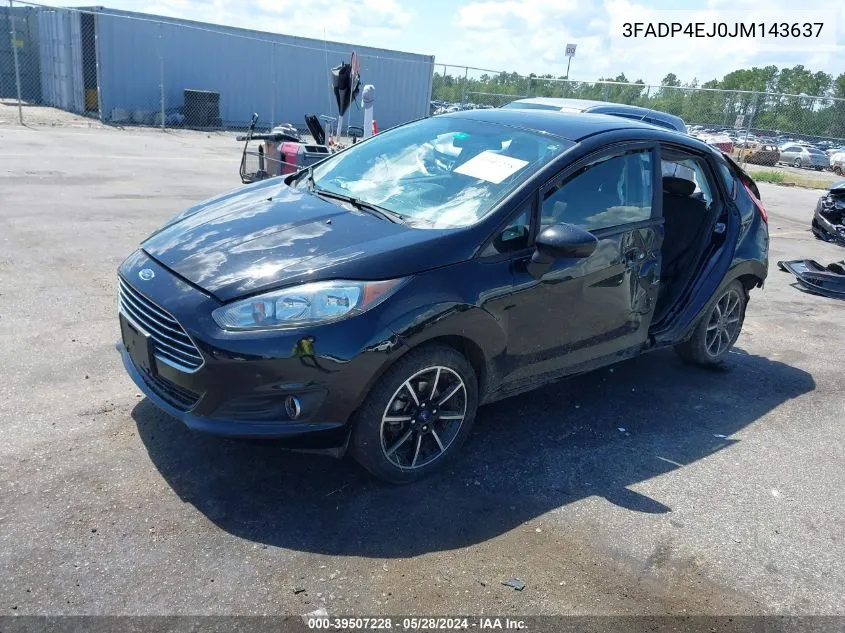 2018 Ford Fiesta Se VIN: 3FADP4EJ0JM143637 Lot: 39507228