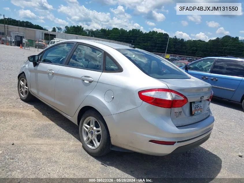 2018 Ford Fiesta Se VIN: 3FADP4BJXJM131550 Lot: 39523326