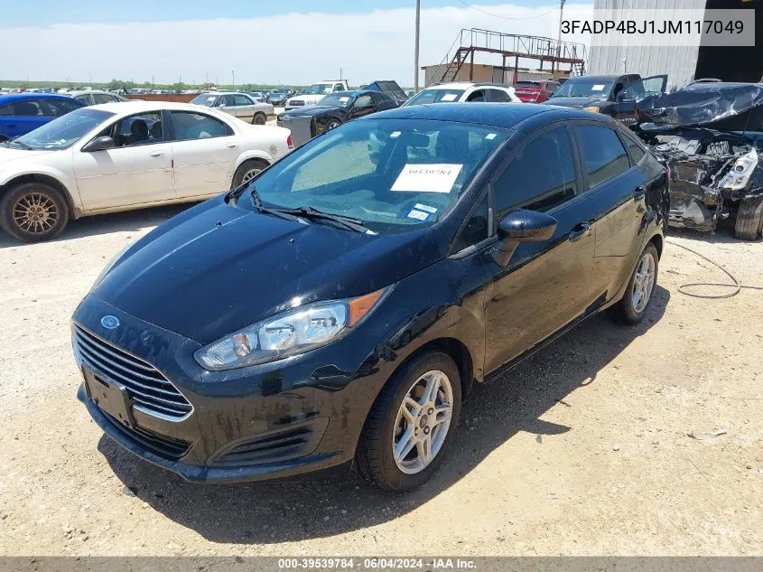 2018 Ford Fiesta Se VIN: 3FADP4BJ1JM117049 Lot: 39539784