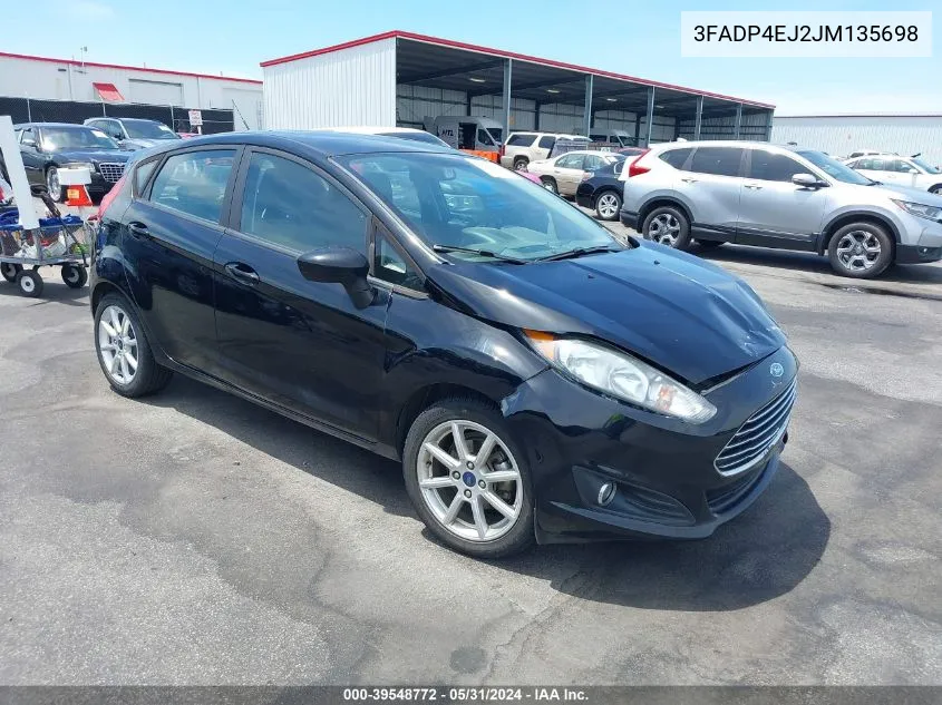 2018 Ford Fiesta Se VIN: 3FADP4EJ2JM135698 Lot: 39548772