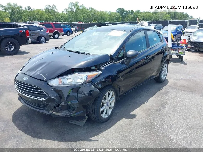 3FADP4EJ2JM135698 2018 Ford Fiesta Se