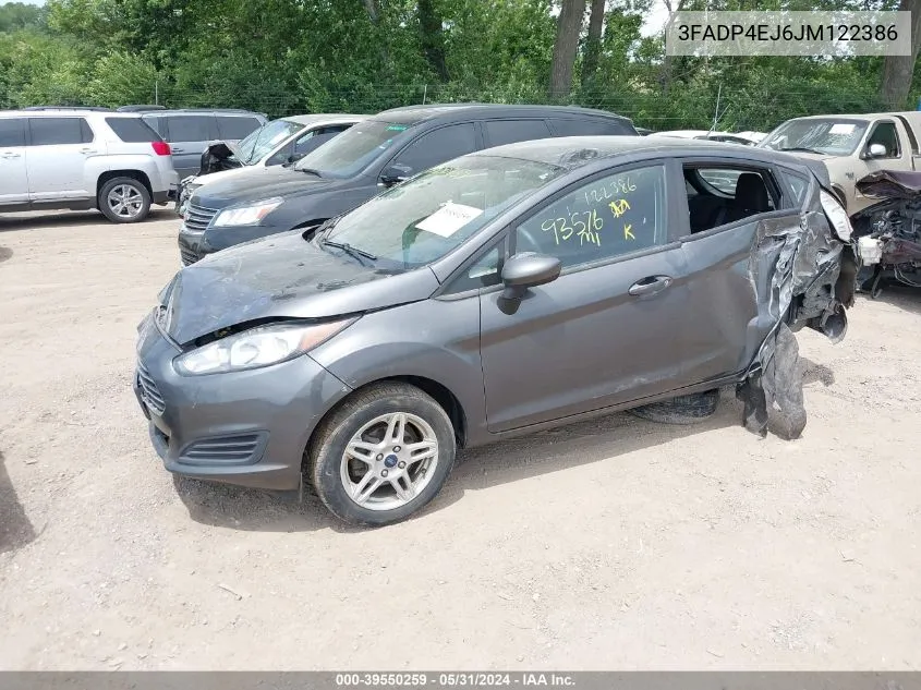 3FADP4EJ6JM122386 2018 Ford Fiesta Se