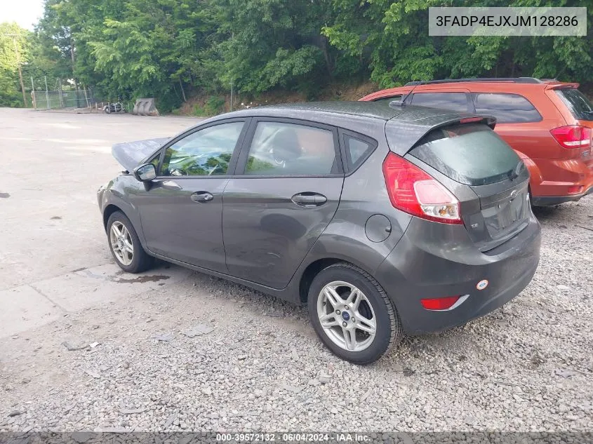 3FADP4EJXJM128286 2018 Ford Fiesta Se