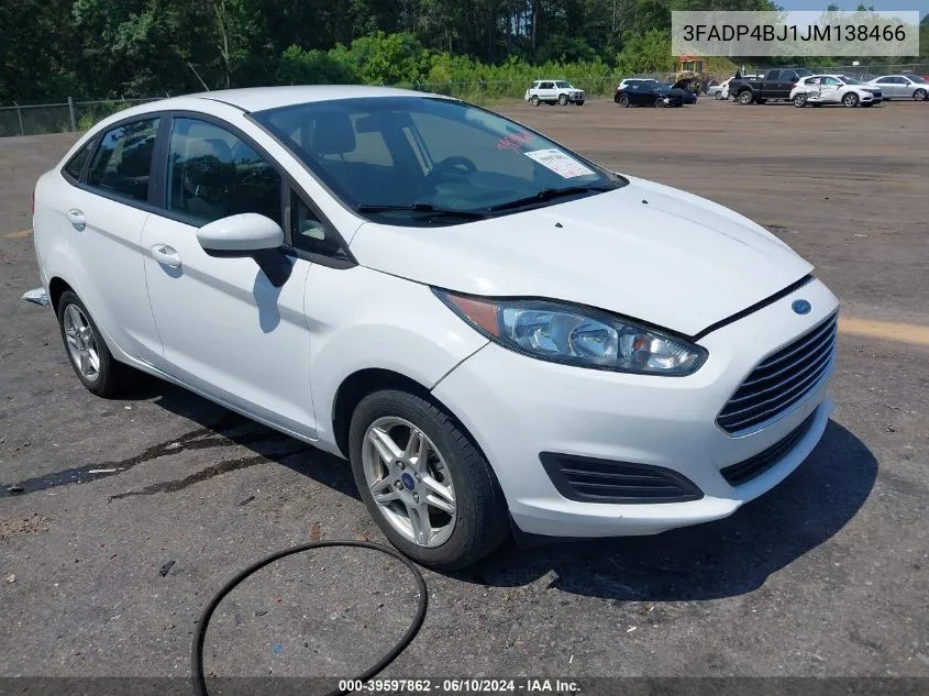 2018 Ford Fiesta Se VIN: 3FADP4BJ1JM138466 Lot: 39597862