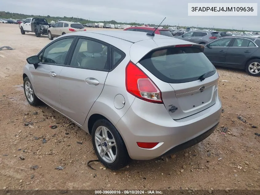 3FADP4EJ4JM109636 2018 Ford Fiesta Se