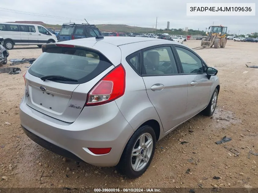 3FADP4EJ4JM109636 2018 Ford Fiesta Se