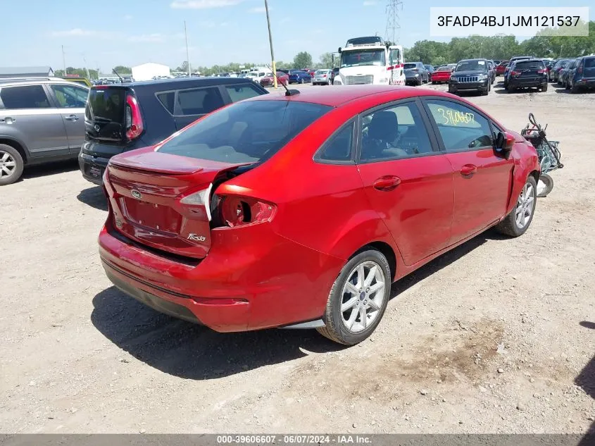 2018 Ford Fiesta Se VIN: 3FADP4BJ1JM121537 Lot: 39606607