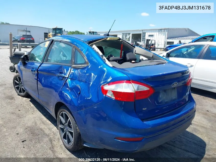 3FADP4BJ3JM131678 2018 Ford Fiesta Se