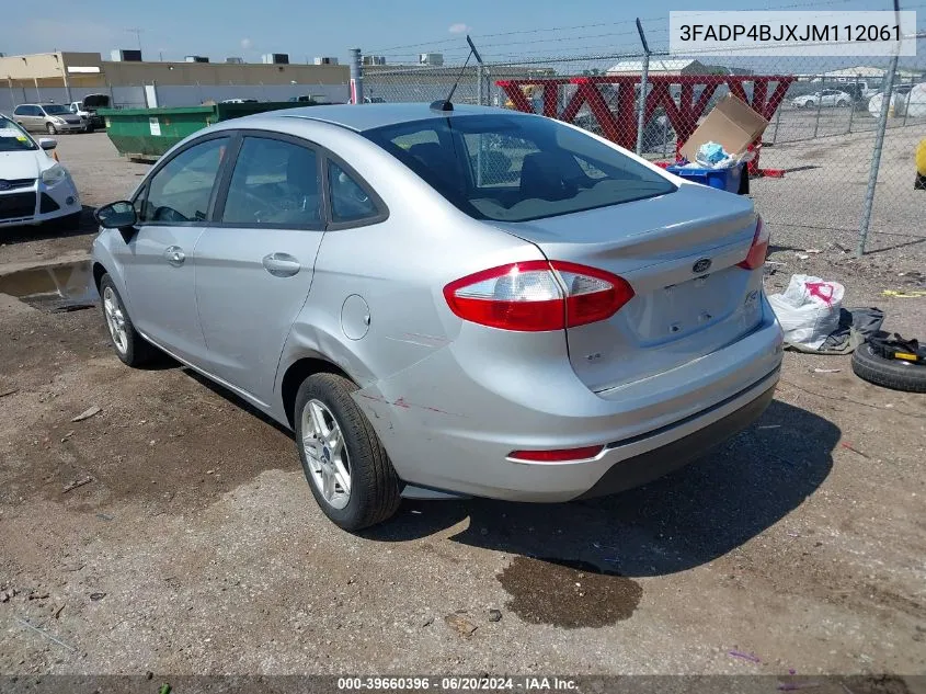 3FADP4BJXJM112061 2018 Ford Fiesta Se