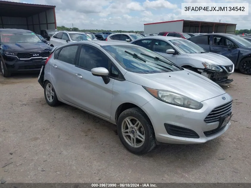 2018 Ford Fiesta Se VIN: 3FADP4EJXJM134542 Lot: 39673990