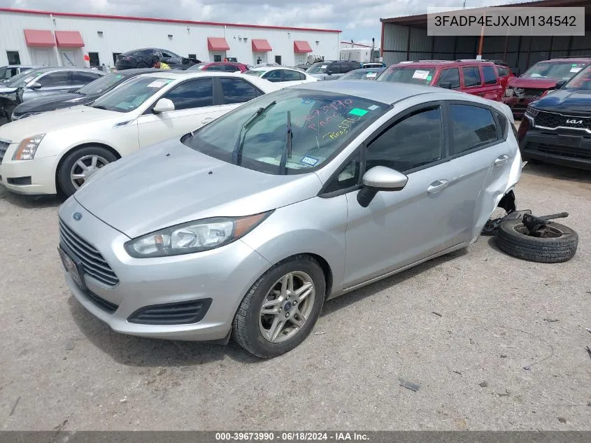 2018 Ford Fiesta Se VIN: 3FADP4EJXJM134542 Lot: 39673990