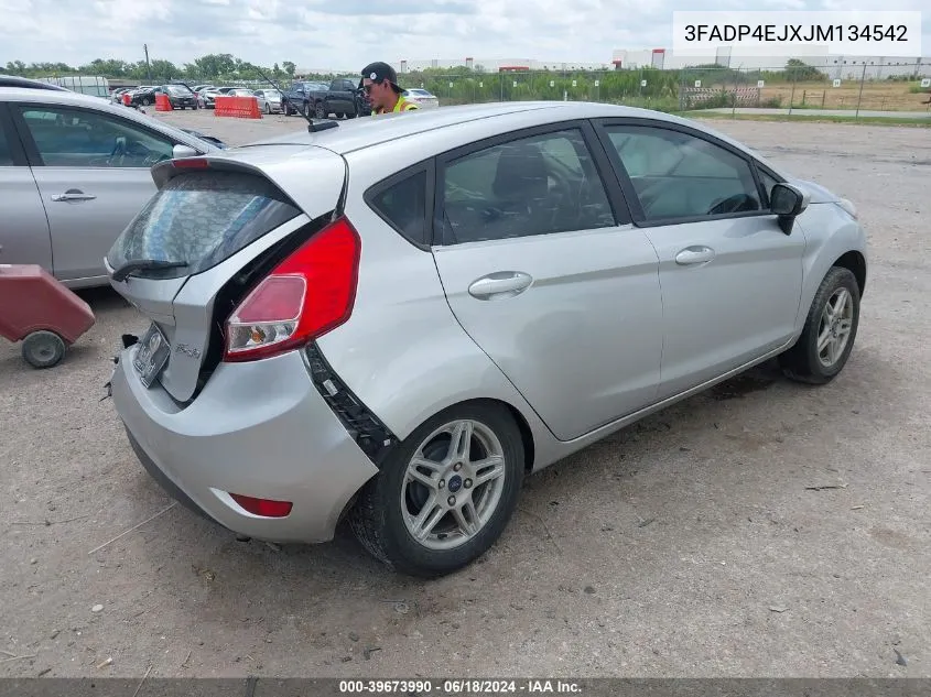 3FADP4EJXJM134542 2018 Ford Fiesta Se