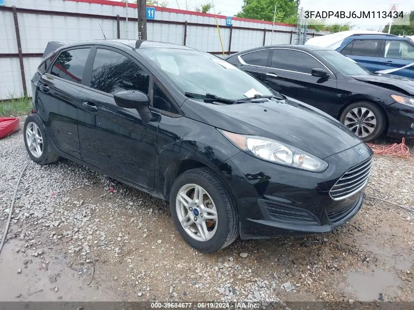 3FADP4BJ6JM113434 2018 Ford Fiesta Se