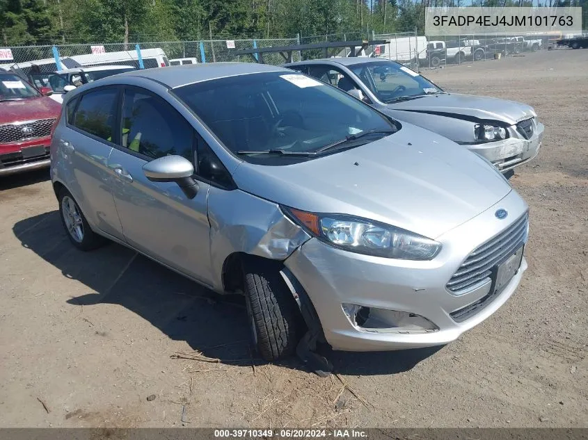 2018 Ford Fiesta Se VIN: 3FADP4EJ4JM101763 Lot: 39710349