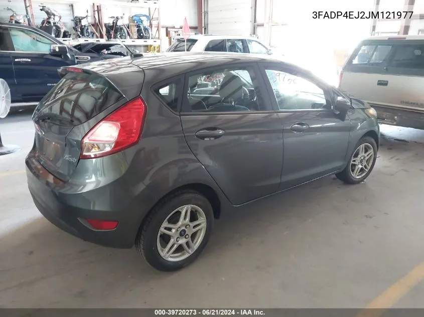 2018 Ford Fiesta Se VIN: 3FADP4EJ2JM121977 Lot: 39720273