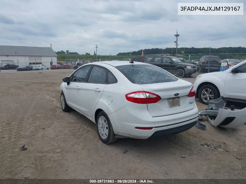 2018 Ford Fiesta S VIN: 3FADP4AJXJM129167 Lot: 39731863