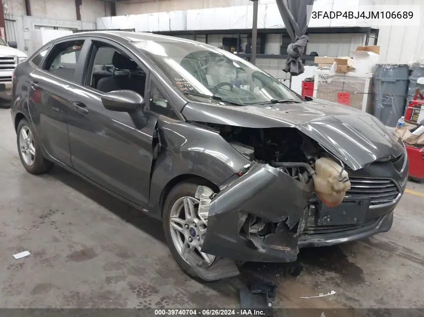 3FADP4BJ4JM106689 2018 Ford Fiesta Se