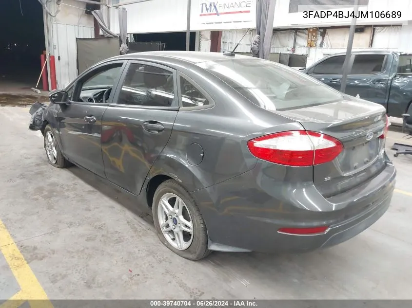 3FADP4BJ4JM106689 2018 Ford Fiesta Se