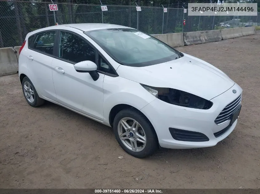 3FADP4EJ2JM144496 2018 Ford Fiesta Se