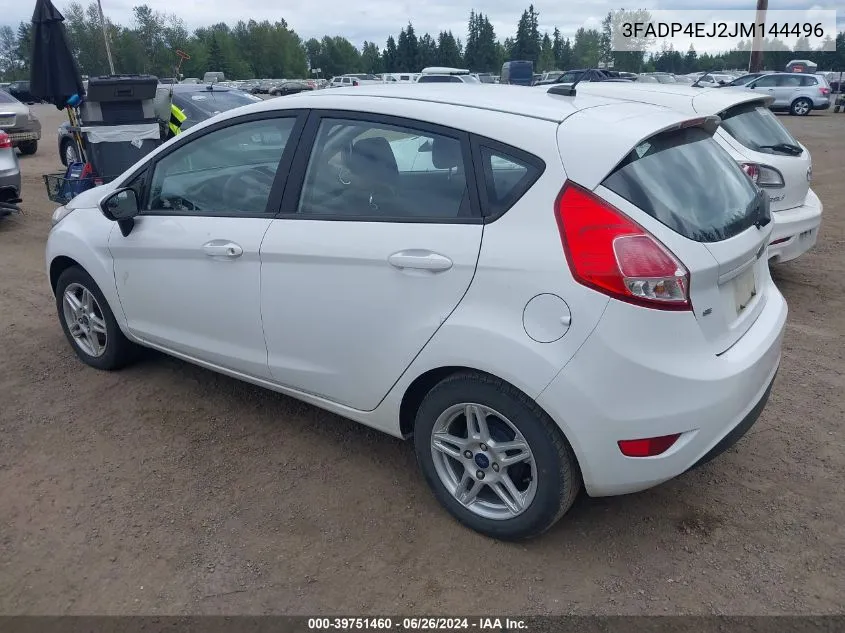 3FADP4EJ2JM144496 2018 Ford Fiesta Se