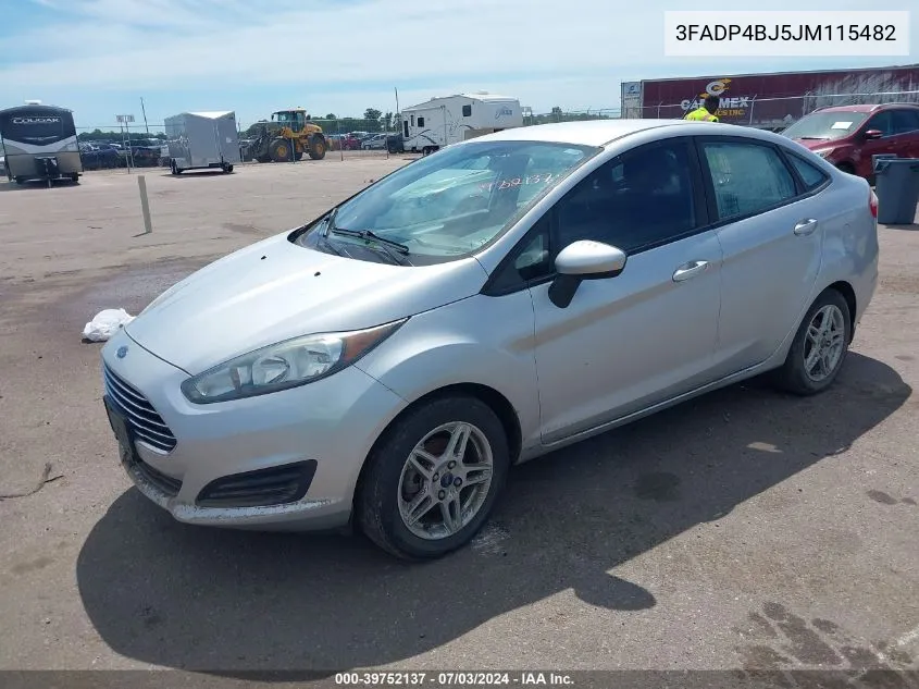 3FADP4BJ5JM115482 2018 Ford Fiesta Se