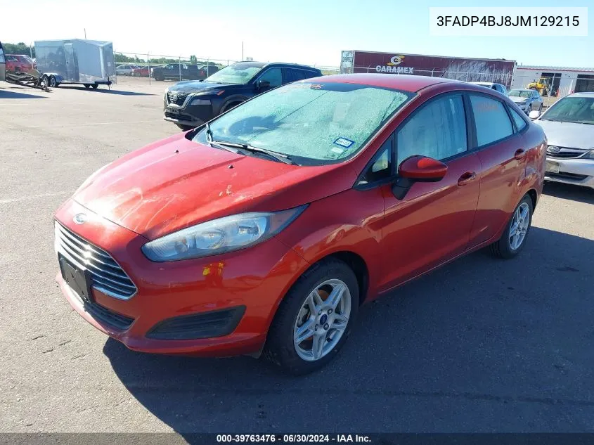 3FADP4BJ8JM129215 2018 Ford Fiesta Se