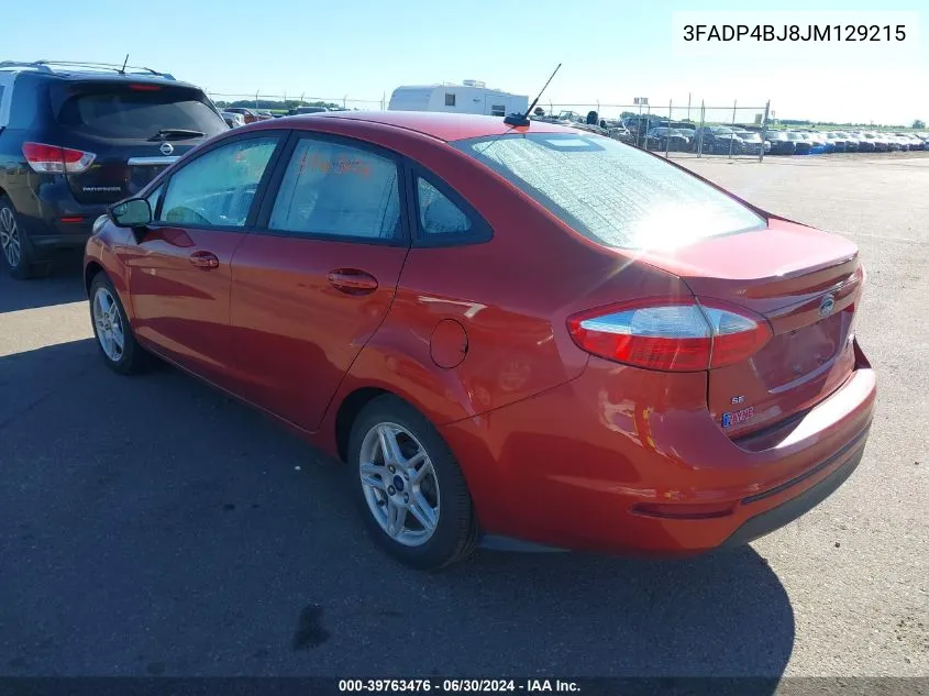 3FADP4BJ8JM129215 2018 Ford Fiesta Se