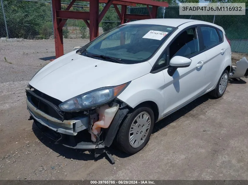 2018 Ford Fiesta S VIN: 3FADP4TJ6JM116932 Lot: 39765785