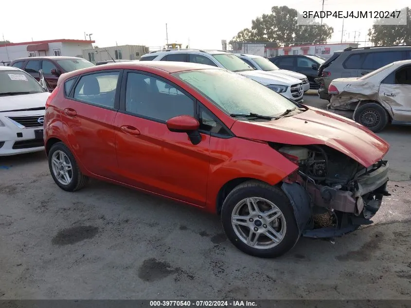 3FADP4EJ4JM120247 2018 Ford Fiesta Se