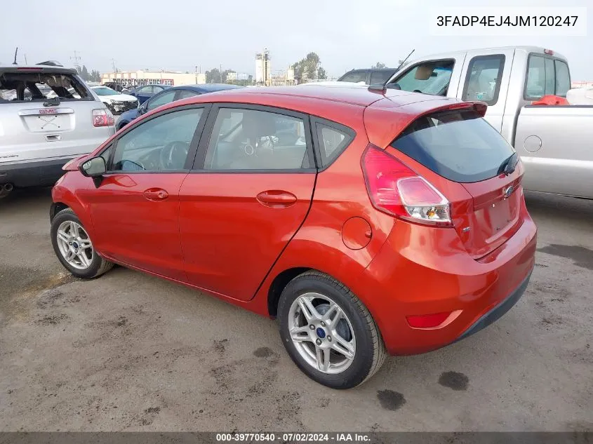 3FADP4EJ4JM120247 2018 Ford Fiesta Se