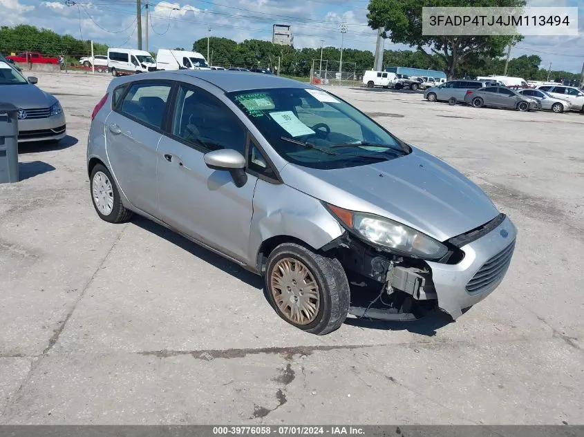 3FADP4TJ4JM113494 2018 Ford Fiesta S