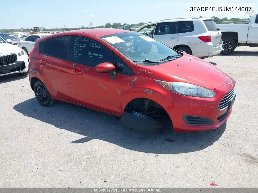 2018 Ford Fiesta Se VIN: 3FADP4EJ5JM144007 Lot: 39777513