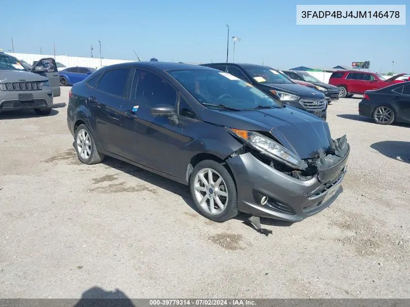 3FADP4BJ4JM146478 2018 Ford Fiesta Se