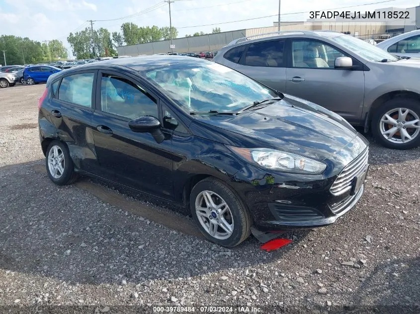 3FADP4EJ1JM118522 2018 Ford Fiesta Se