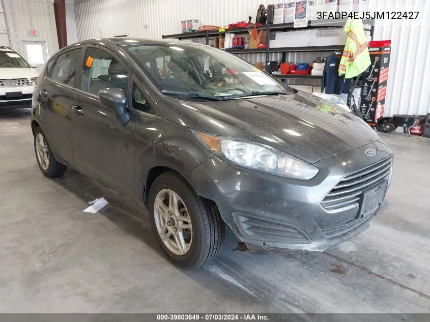 2018 Ford Fiesta Se VIN: 3FADP4EJ5JM122427 Lot: 39803649