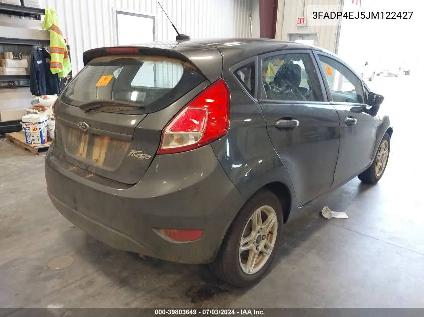 2018 Ford Fiesta Se VIN: 3FADP4EJ5JM122427 Lot: 39803649