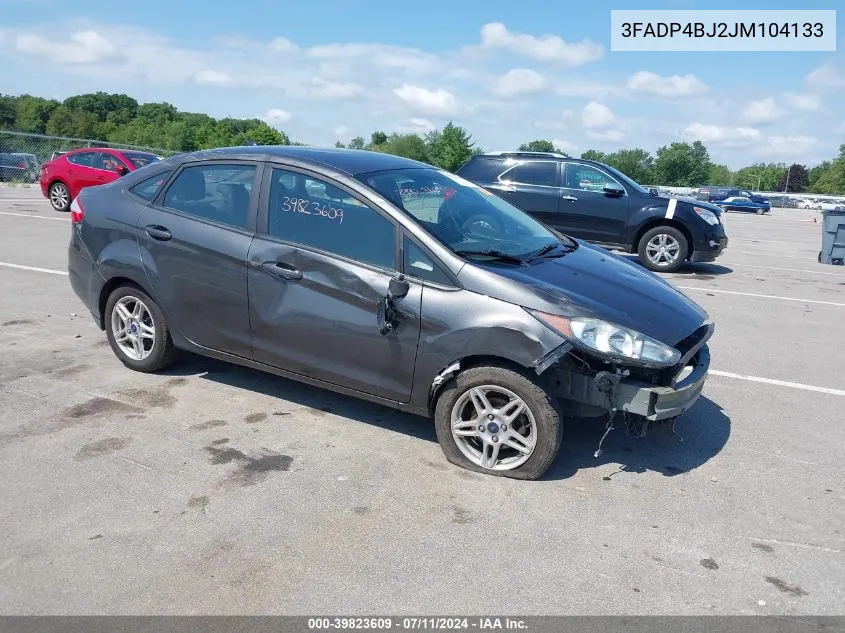 2018 Ford Fiesta Se VIN: 3FADP4BJ2JM104133 Lot: 39823609