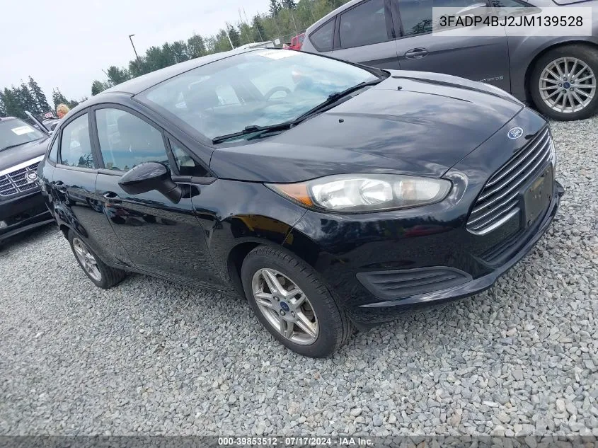 2018 Ford Fiesta Se VIN: 3FADP4BJ2JM139528 Lot: 39853512