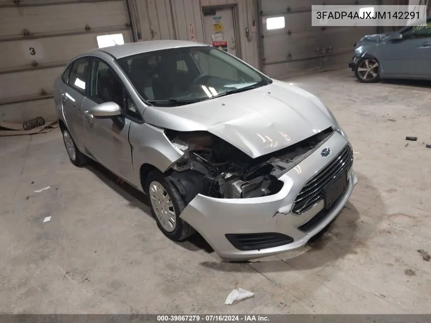 2018 Ford Fiesta S VIN: 3FADP4AJXJM142291 Lot: 39867279