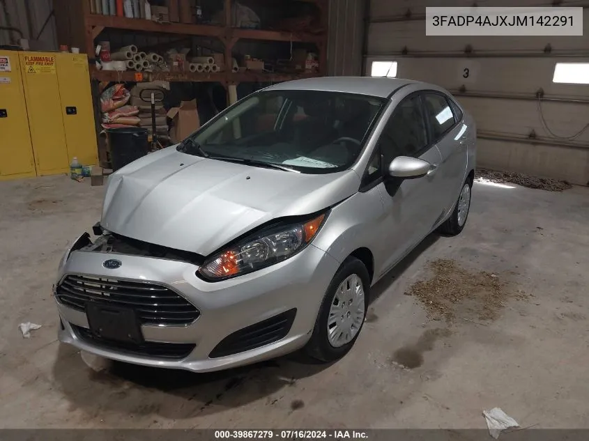 2018 Ford Fiesta S VIN: 3FADP4AJXJM142291 Lot: 39867279