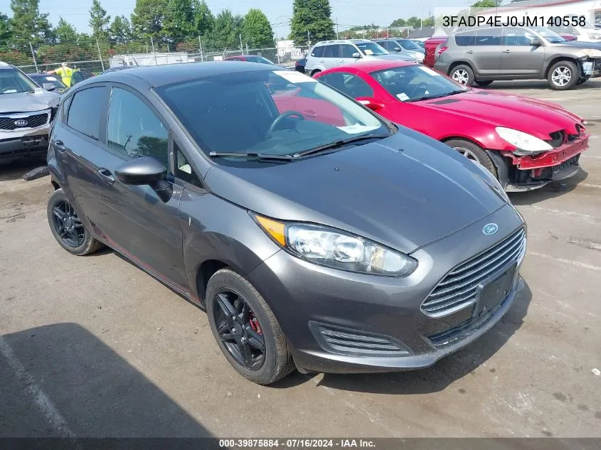 2018 Ford Fiesta Se VIN: 3FADP4EJ0JM140558 Lot: 39875884