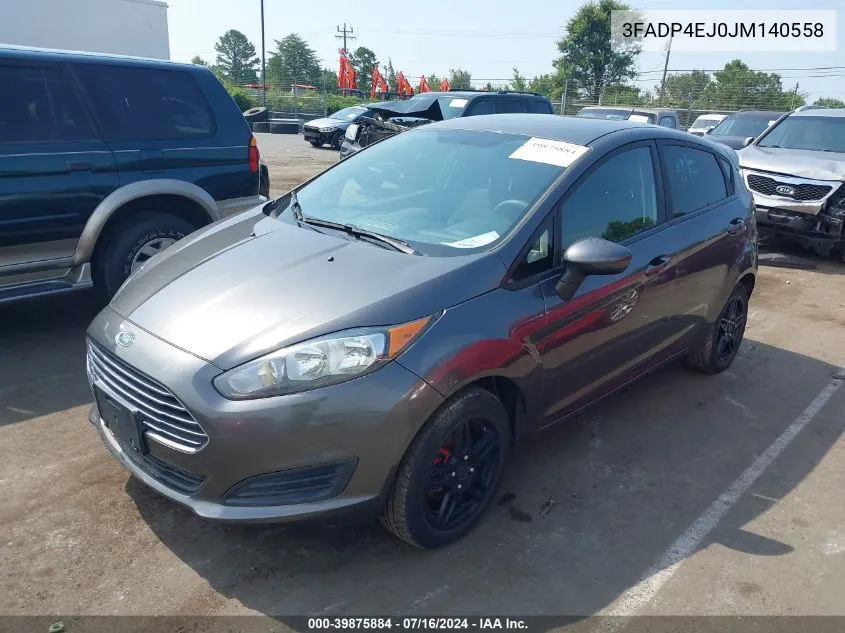 2018 Ford Fiesta Se VIN: 3FADP4EJ0JM140558 Lot: 39875884