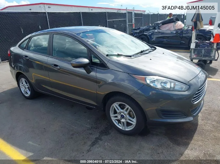 2018 Ford Fiesta Se VIN: 3FADP4BJ0JM145005 Lot: 39934015