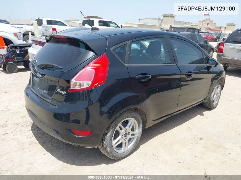 2018 Ford Fiesta Se VIN: 3FADP4EJ8JM129100 Lot: 39981000