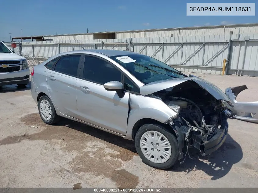 3FADP4AJ9JM118631 2018 Ford Fiesta S